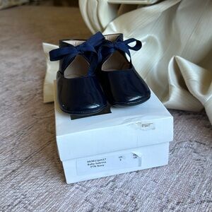 Elephantito Navy blue Shoes Patent Leather boy girl EU 18 US 3 💙🩵💙